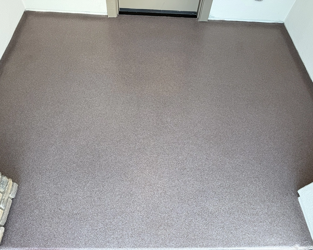 Scottsdale epoxy garage flooring installation by Floor Kings showing before and after transformation